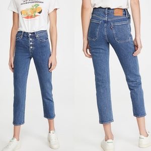 Levi's Wedgie Sz 26 Button Fly High Waist Jeans